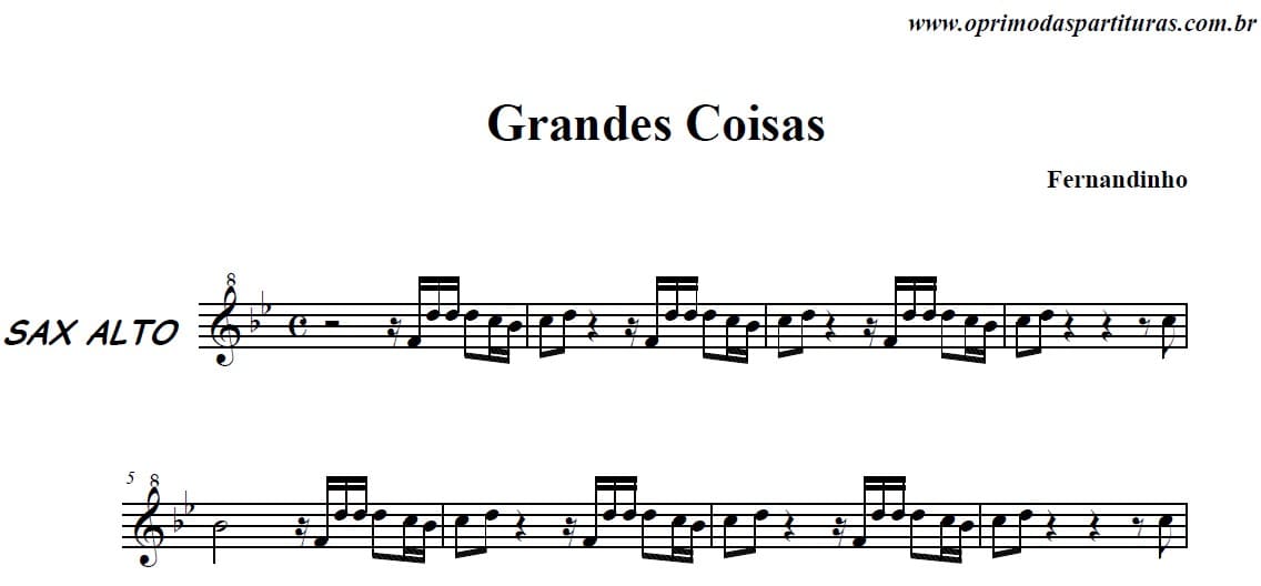 Coisa Linda Partitura Flauta O Primo Das Partituras Hot Sex Picture