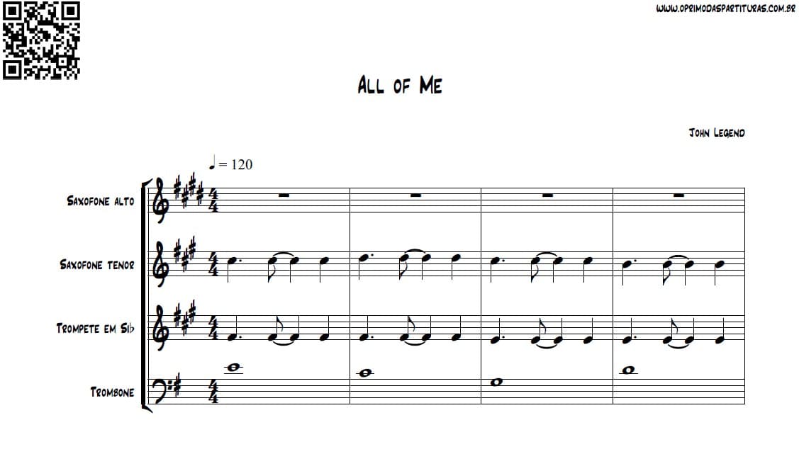 All of me - (Partitura - Sheet Music) 