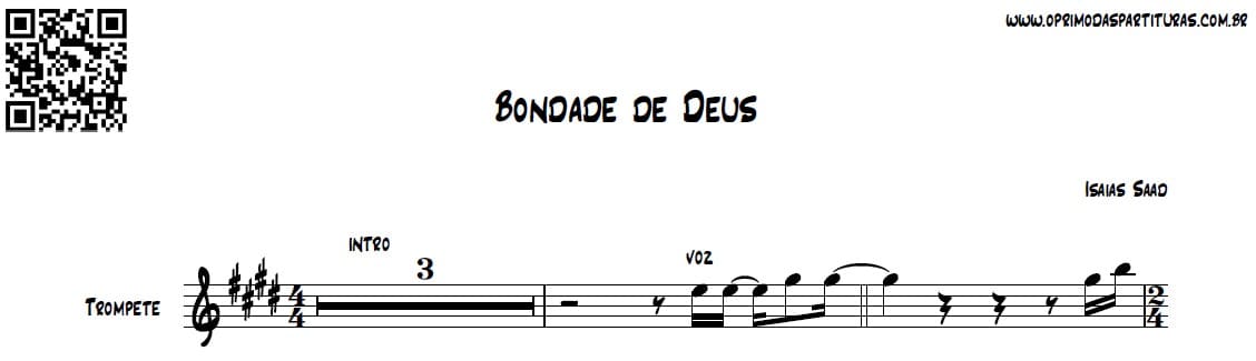 Arquivos Bondade De Deus - O Primo Das Partituras